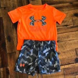 12M Under Armour short shirt set